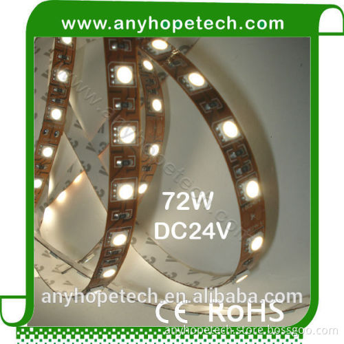 exterior high CRI 5050 60leds m 4000K cuttable flexible 24v led strip light
